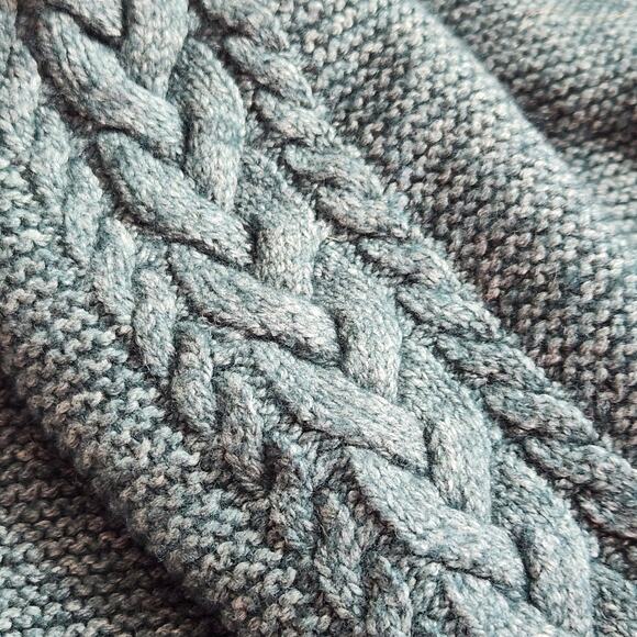 Aran Sweater Market Cable Knit Wool Blend Sweater | Made in Ireland | Women’s S - Picture 9 of 11